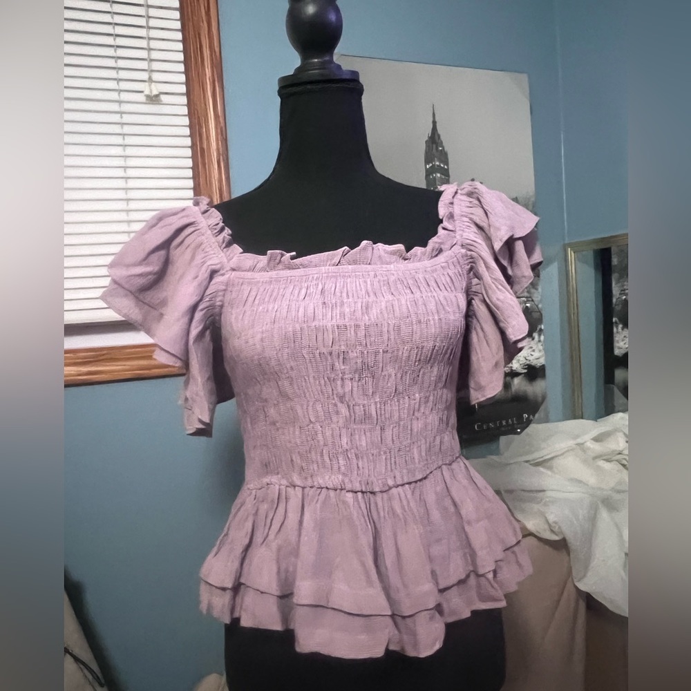 Miou muse Ruffled Blouse